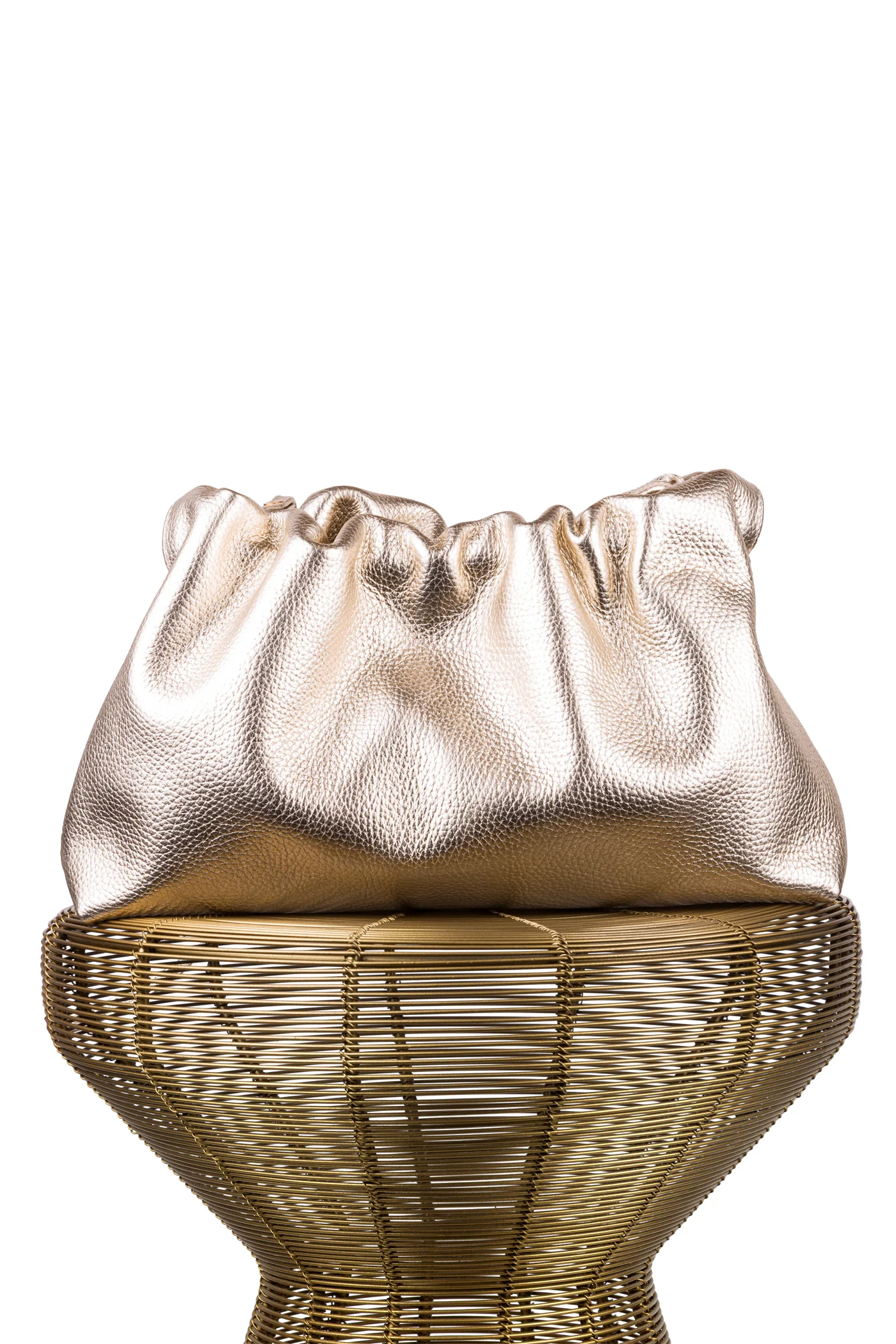 Bolsa em pele metalizada - Image 2
