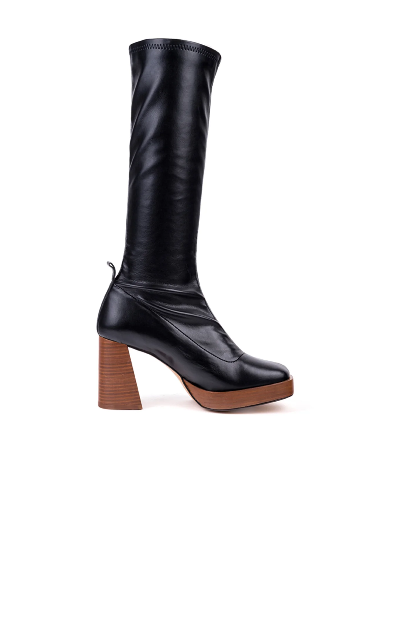 Botas de salto alto de cano justo em - Image 2