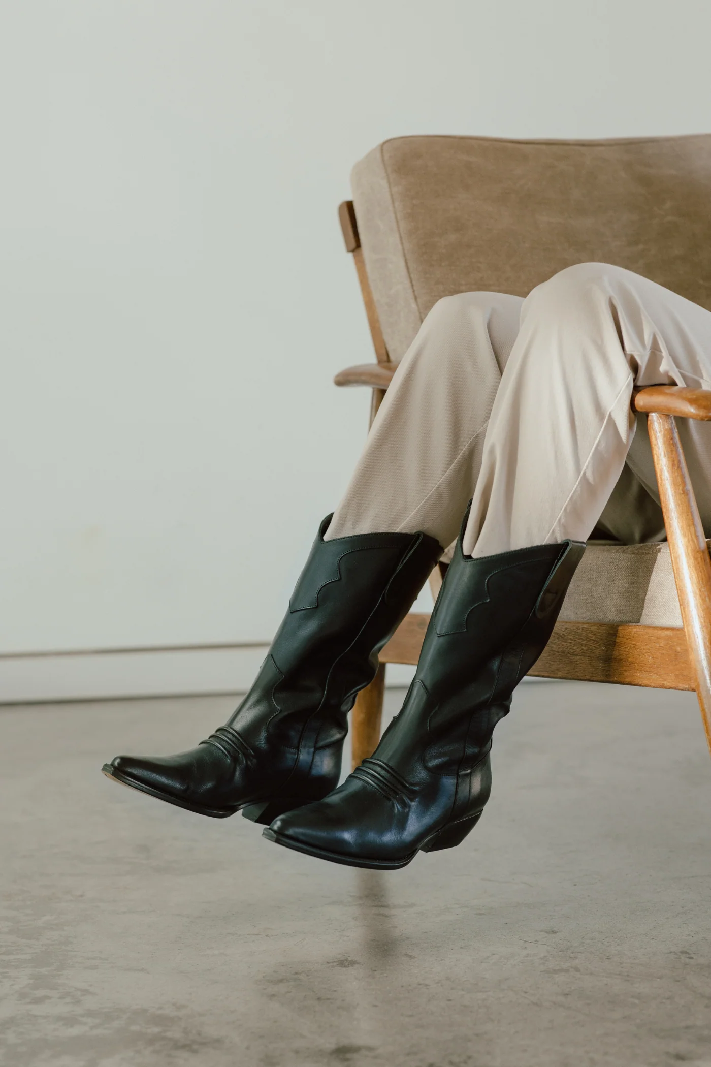 Botas texanas em pele