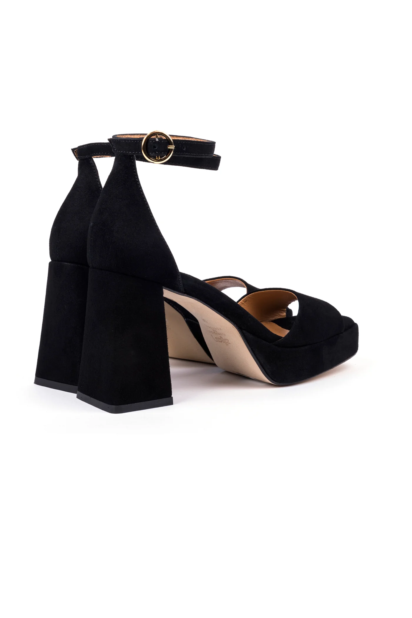 Sandálias de festa salto alto em camurça - Image 3
