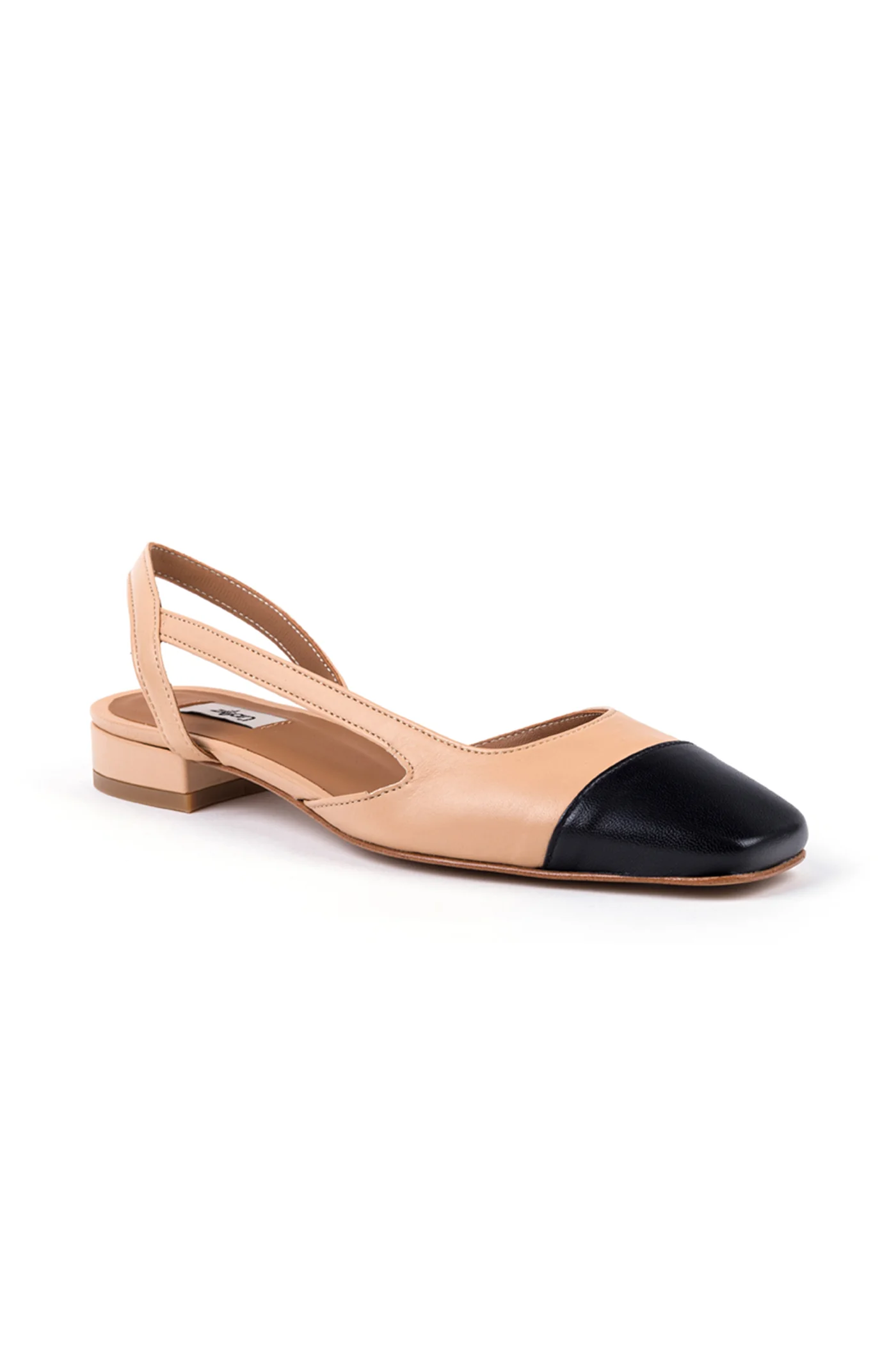 Slingbacks rasos em pele - Image 7