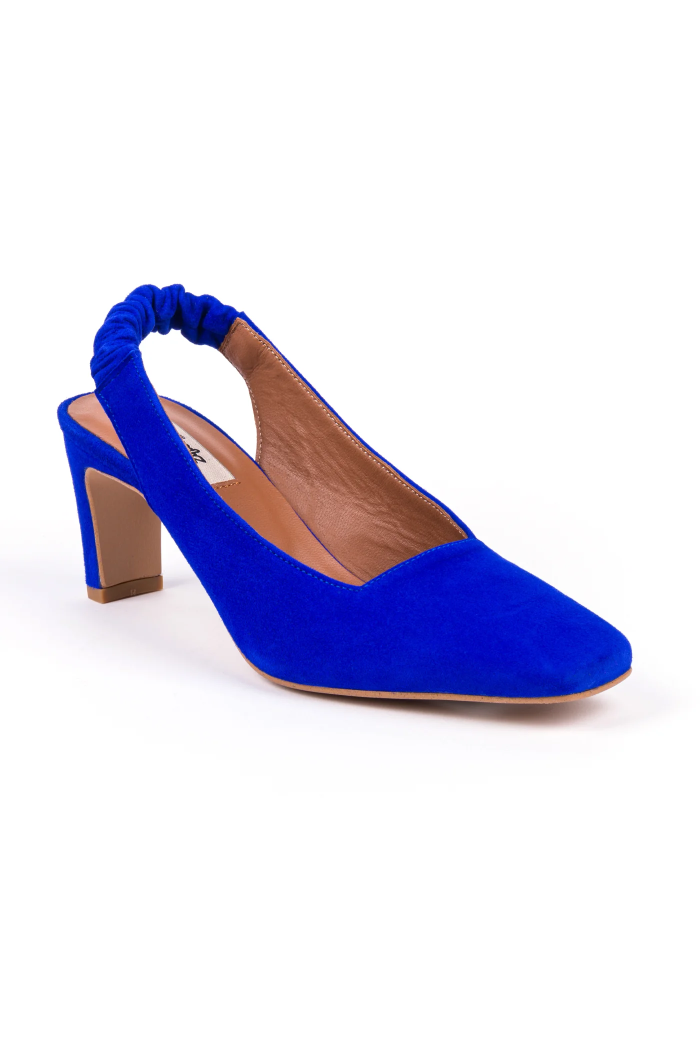 Slingbacks em camurça com elástico - Image 4