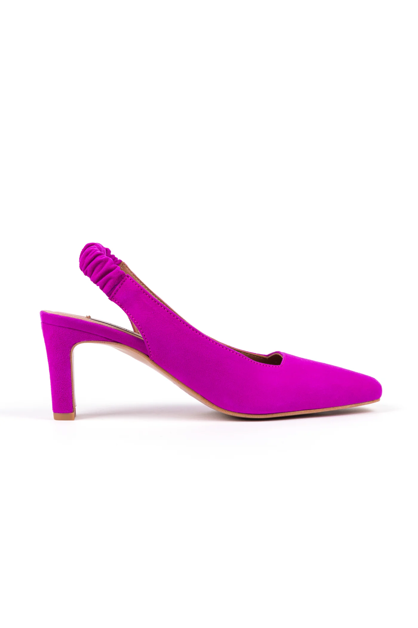 Slingbacks em camurça com elástico - Image 6