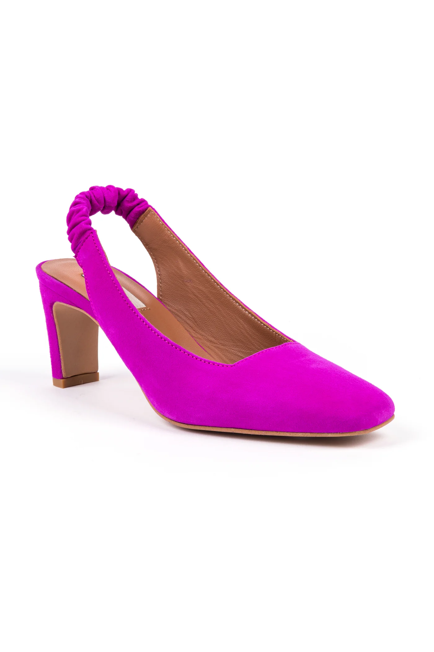 Slingbacks em camurça com elástico - Image 7