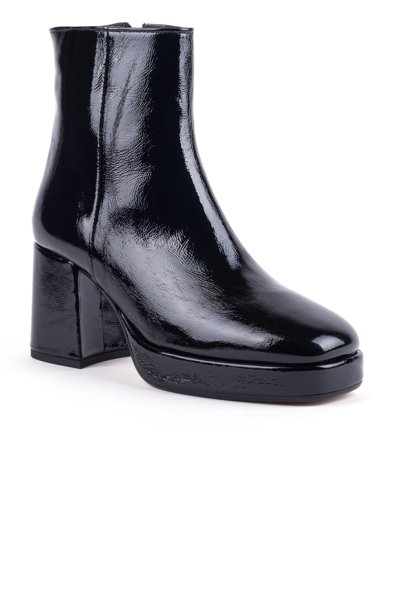 Botas compensadas em verniz - Image 2
