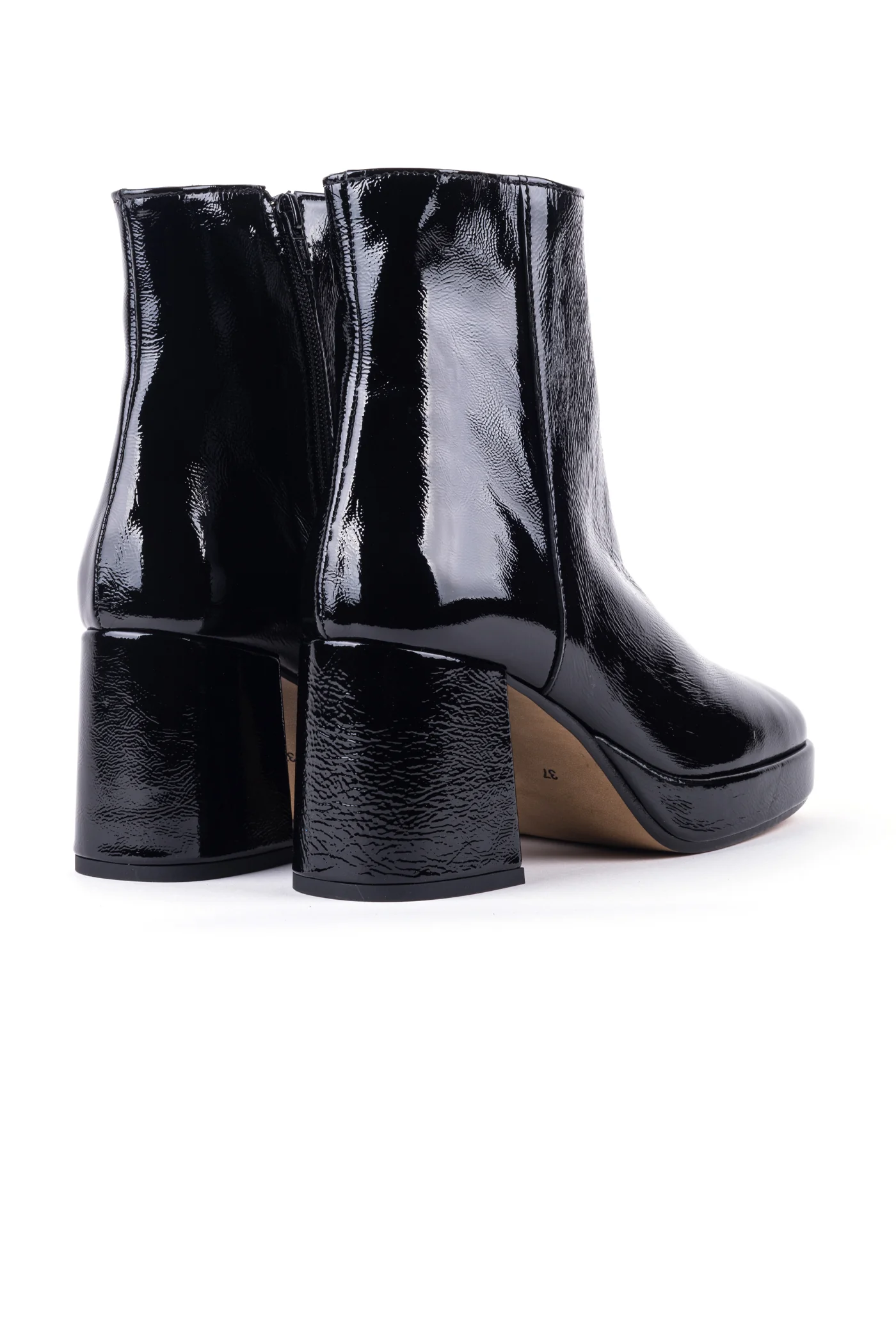 Botas compensadas em verniz - Image 3