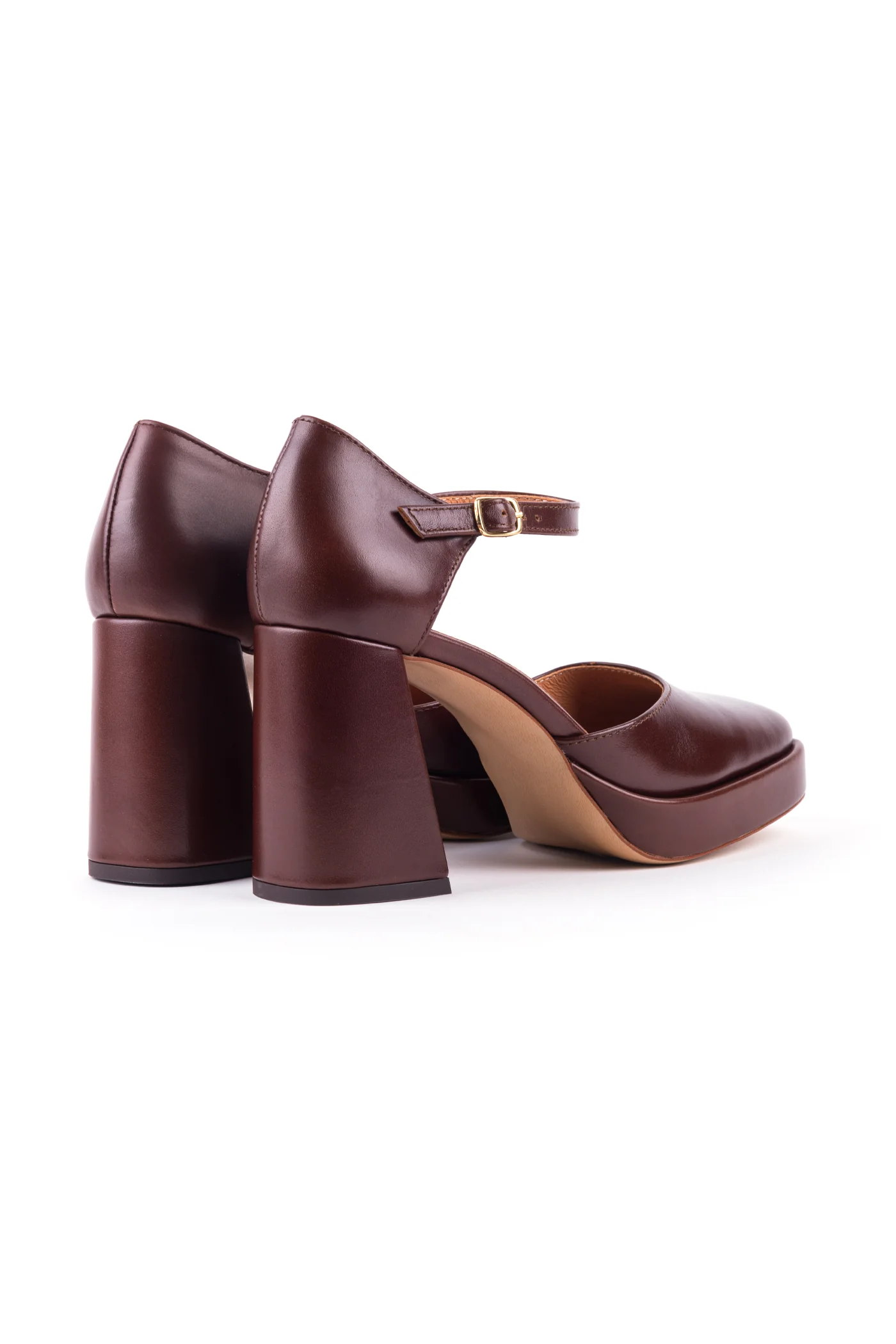 Sapatos de salto alto em pele - Image 6