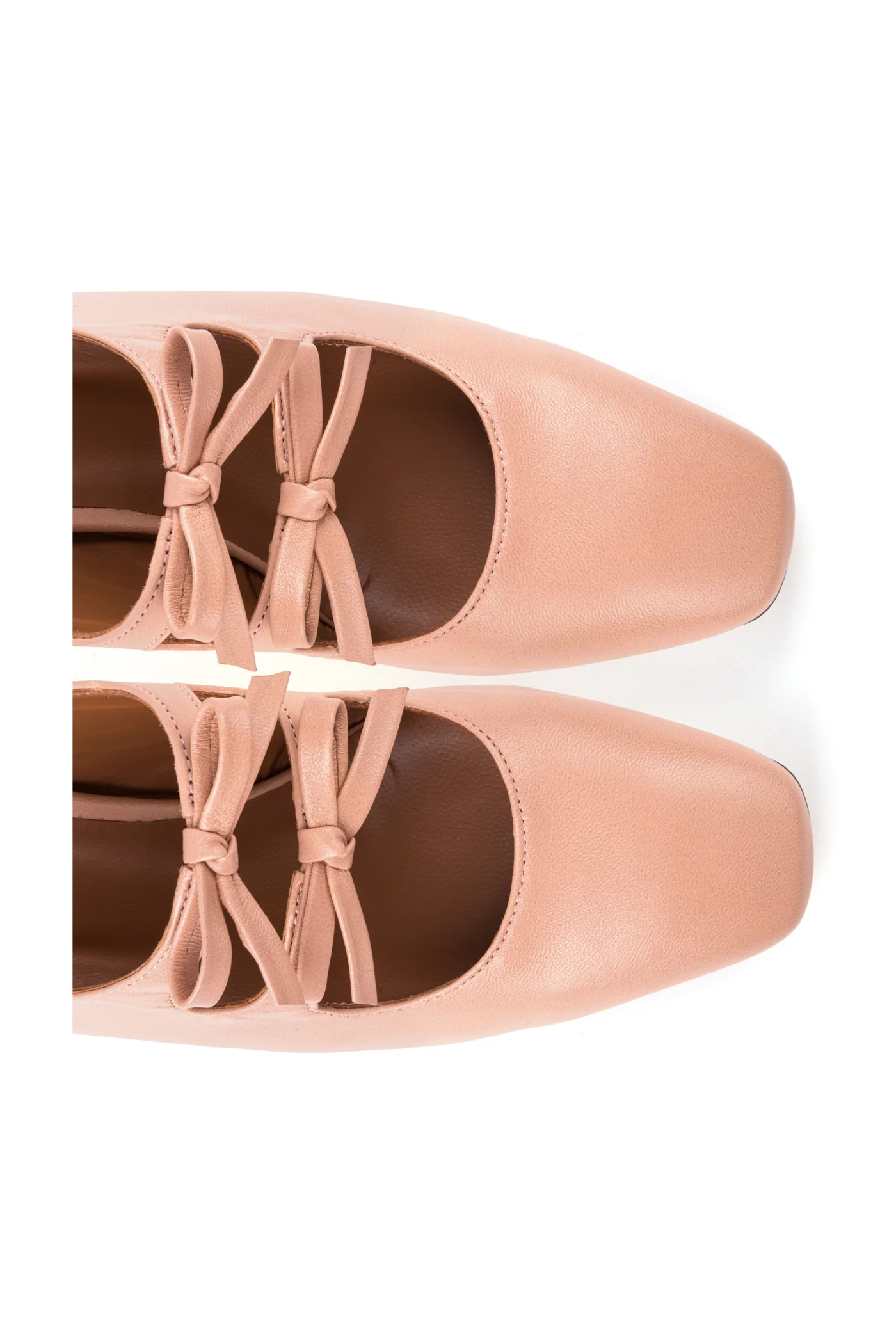 Slingbacks com salto médio em pele - Image 9