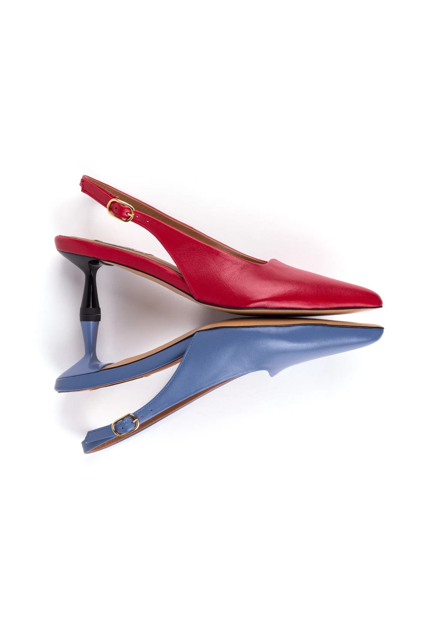 Slingbacks em pele - Image 10