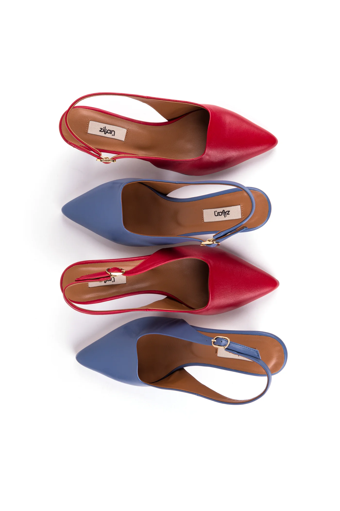 Slingbacks em pele - Image 8