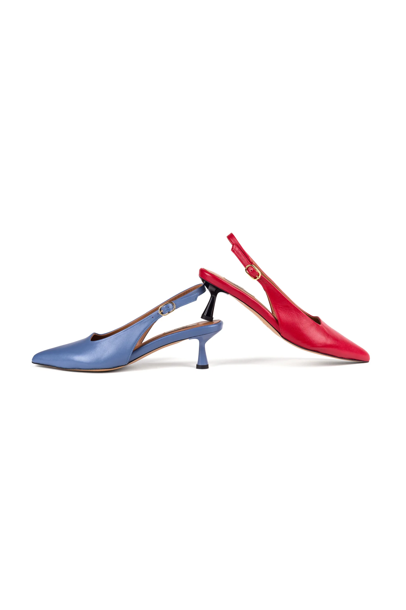 Slingbacks em pele - Image 9