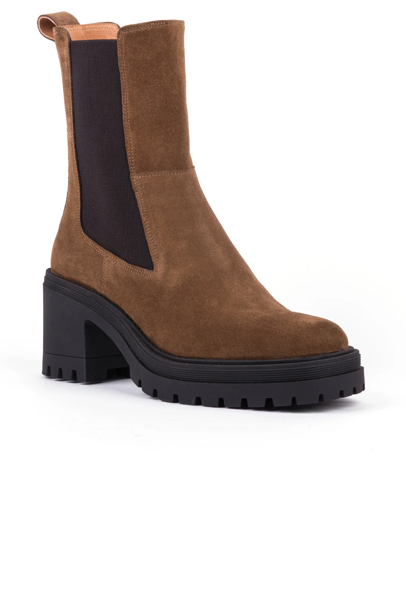 Bota chelsea de salto alto em croute - Image 2