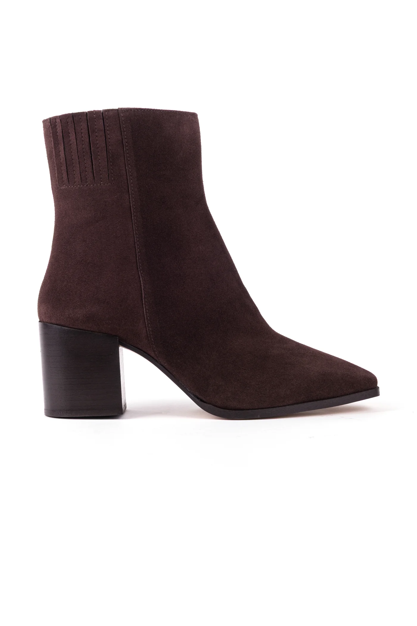 Botas de cano médio de salto alto em croute - Image 7