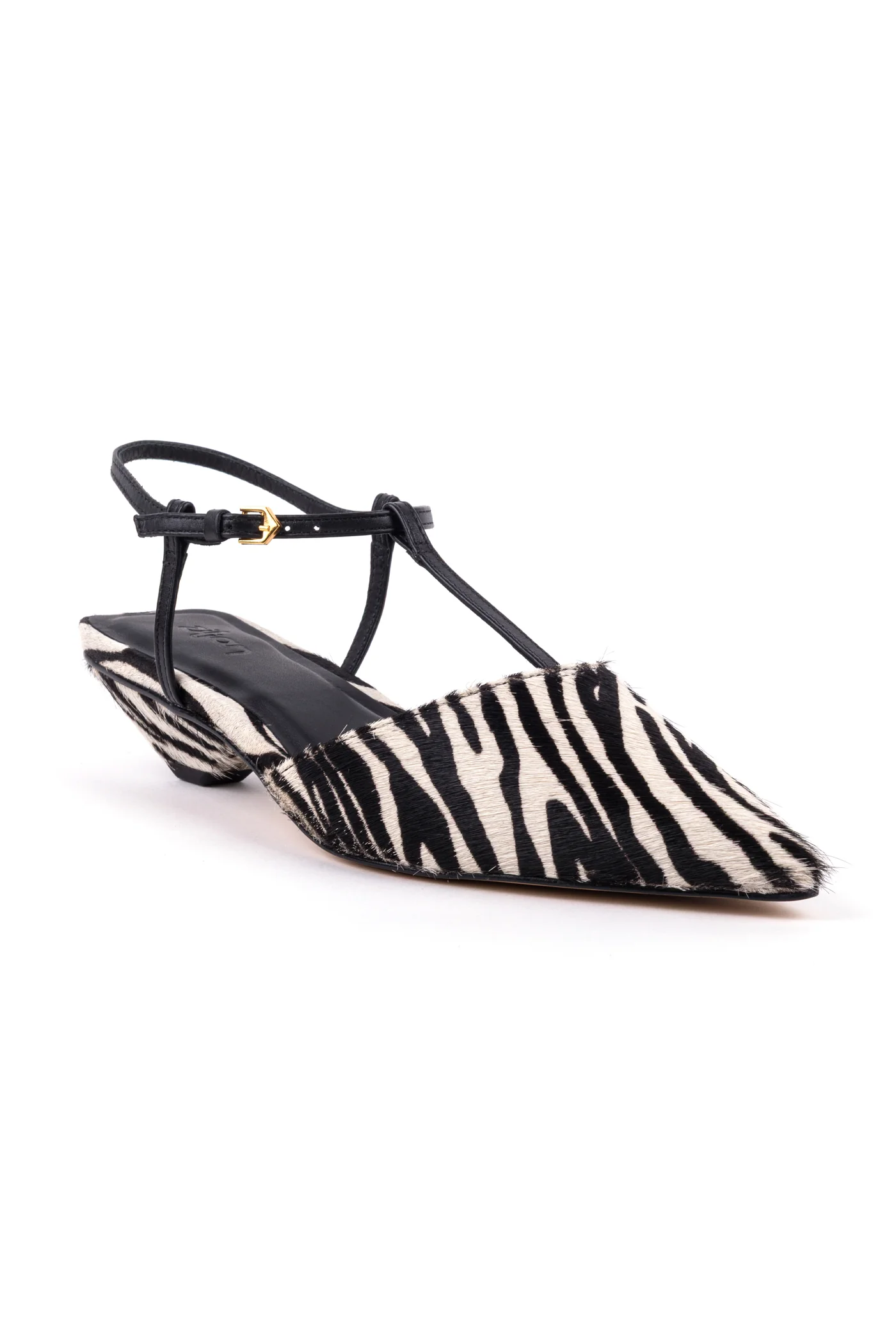 Sapatos de salto médio em pêlo - Image 8