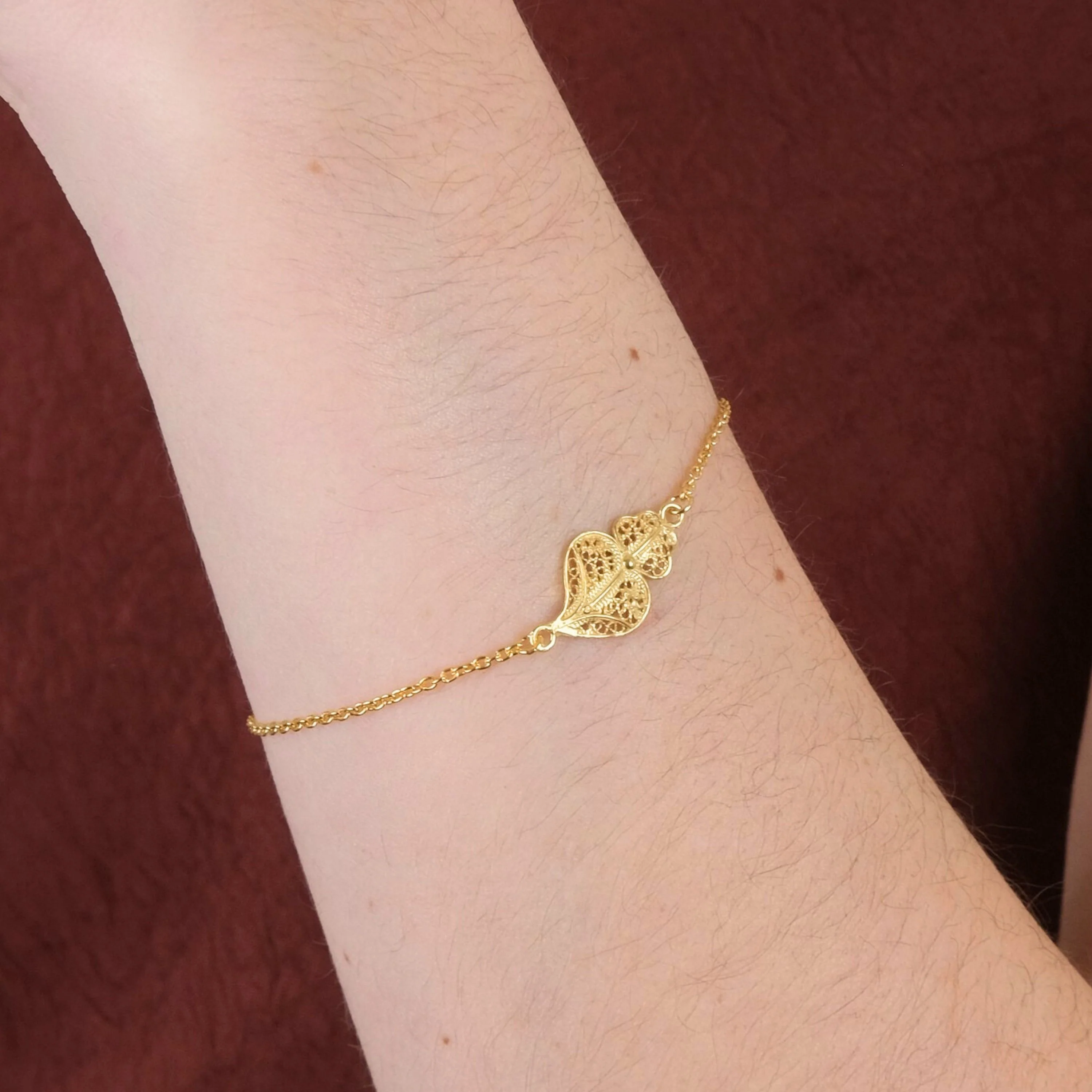 Pulseira Coração de Viana de filigrana em - Image 2