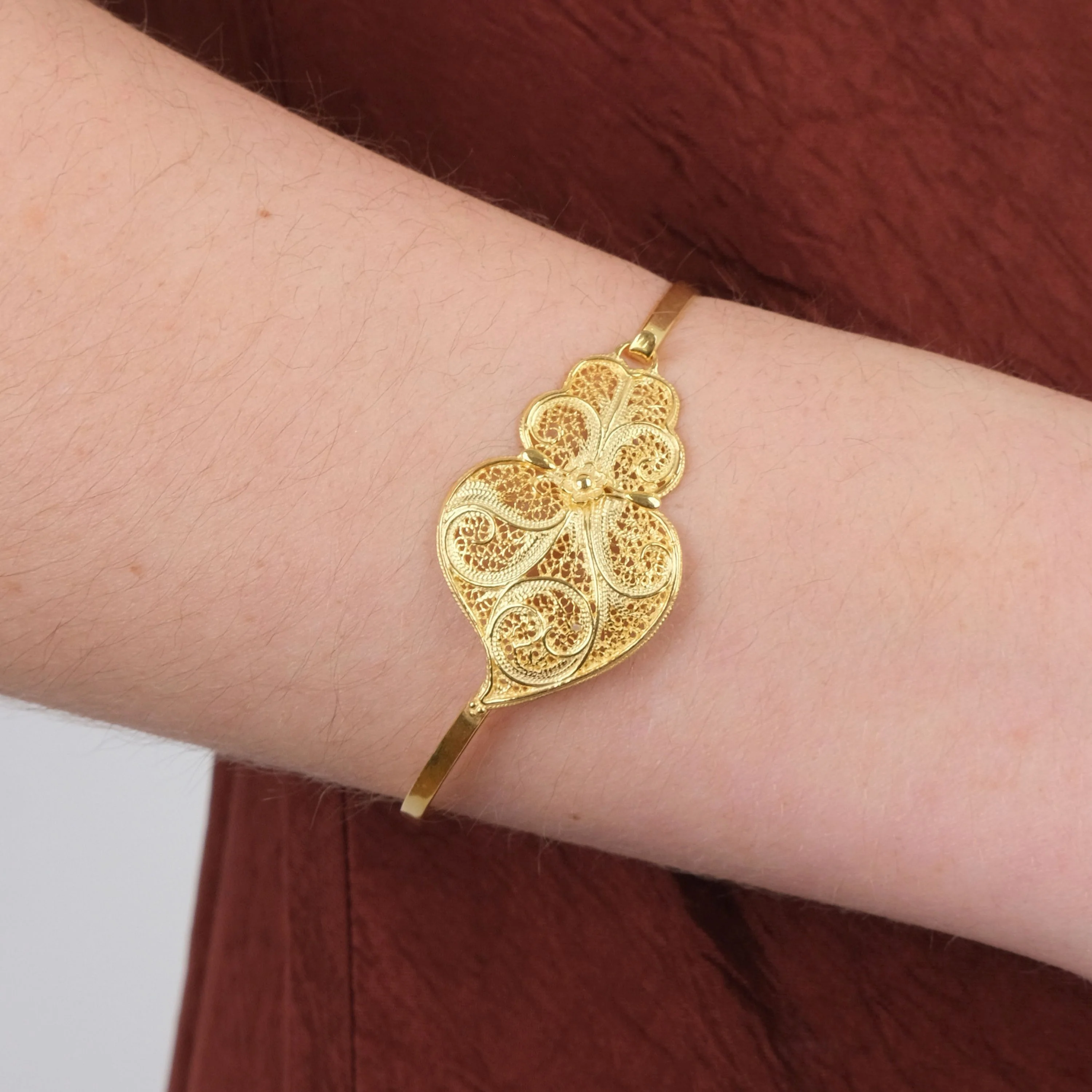 Pulseira Coração de Viana de filigrana em - Image 2