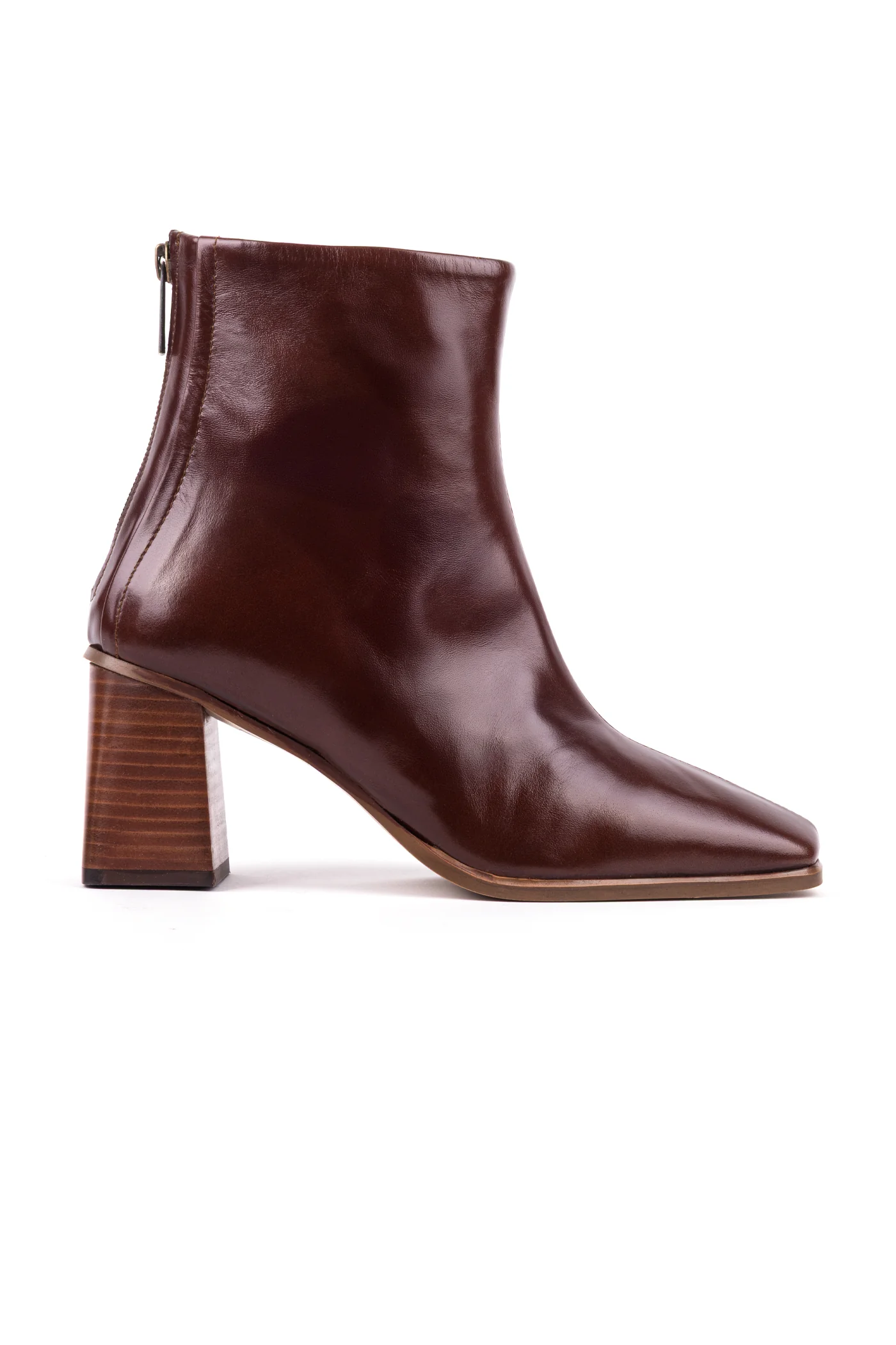 Botas de salto alto em pele - Image 4